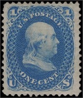 US stamp #102 Unused No Gum VF PSE cert CV $350