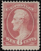 US stamp #208 Mint OG/HR VF beautiful CV $750