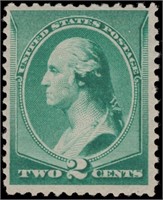 US stamp #213 Mint NH VF small corner crs CV $120
