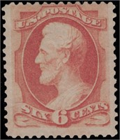 US stamp #186 Mint HR Fine Sound Weiss cert CV$900
