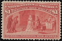 US stamp #241 Mint LH F/VF Clean CV $1100