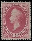 US stamp #166 Unused No Gum VF Weiss cert CV $750