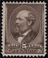 US stamp #205 Mint OG VF Sound Weiss cert CV $240