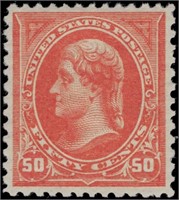 US stamp #260 Mint LH VF/XF Sound w/ cert CV $500