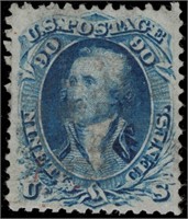 US stamp #101 Used F/VF with APS cert CV $2250