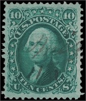 US stamp #96 Used VF with manuscript xcl CV $225