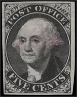 US stamp #9X1b Unused No Gum Fine CV $1500