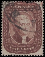 US stamp #29 Used F/VF sound Weiss cert CV $450
