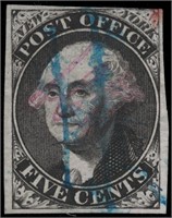 US stamp #9X1 Used F/VF ACM connected CV $500