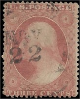 US stamp #25A Used F/VF CV $900