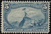US stamp #288 Mint NH F/VF CV $275
