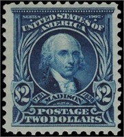 US stamp #312 Mint LH F/VF Weiss cert CV $825