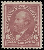 US stamp #256 Mint LH VF CV $160