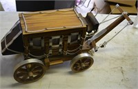 22" Wooden Stage Coach Light