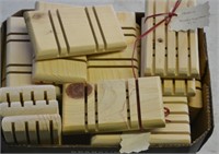 Box of Handmade Wood Soap Dishes