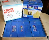 8 Boxes Crafting Sticks 1000 in Each Box all New