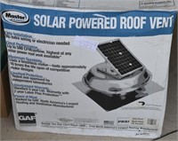 Master Flow Solar Powered Roof Vent New In Box