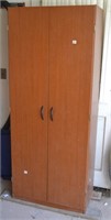 Sauder Wooden 2 Door Cabinet With Shelves