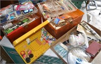 4 Boxes Sewing Supplies And More