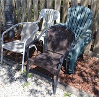 6 Various Outdoor Patio Style Chairs
