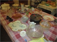 ANTIQUE AND VINTAGE  GLASS AND CHINA