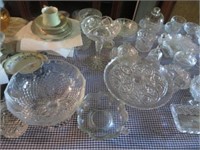 BEAUTIFUL CLEAR PRESSED GLASS PICES
