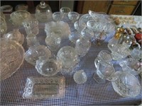 BEAUTIFUL CLEAR PRESSED GLASS PICES