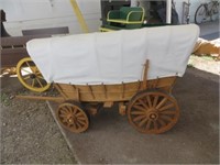 HAND CRAFTED COVERED WAGON