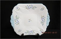 Shelley "Blue Rock" 9.5" square serving plate