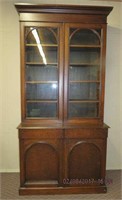 Mahogany bookcase cupboard,circa 1860 from