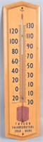 VINTAGE WOODEN TAYLOR ADVERTISING THERMOMETER