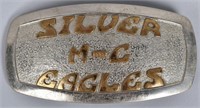 1970s SILVER EAGLE MOTORCYCLE CLUB BELT BUCKLE