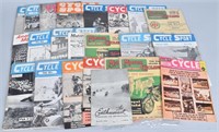 Lot of 1930s- 60s VINTAGE MOTORCYCLE MAGAZINES