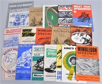 16- 1930s-60s MOTORCYCLE RACING PROGRAMS