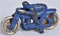HUBLEY Cast Iron SPEED RACING MOTORCYCLE TOY