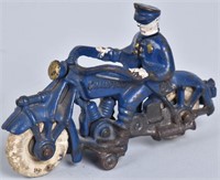 5" CHAMPION Cast Iron TOY MOTORCYCLE