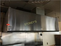 7' S/S Exhaust Hood w/ Fire Suppression System &