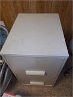 2 drawer filing cabinet.