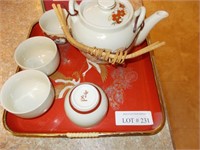 Tea set from Japan.