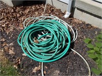 2 garden hoses.
