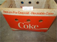 Cardboard Coke box.