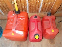 3 fuel cans.