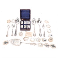 Assorted quality silver plate
