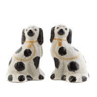 Pair of Contemporary Staffordshire spaniels