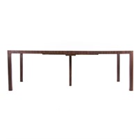 Contemporary rosewood veneer Parsons table