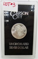 1882 CC Morgan Carson City Silver Dollar