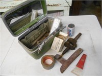 Vintage Train Case With Tools