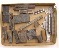 Vintage Type Set Blocks And Spacers
