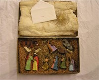 Antique Nativity Scene Set