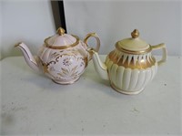 Pair of  English tea pots